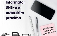 UNS objavio informator o autorskim pravima UNS objavio informator o autorskim pravima